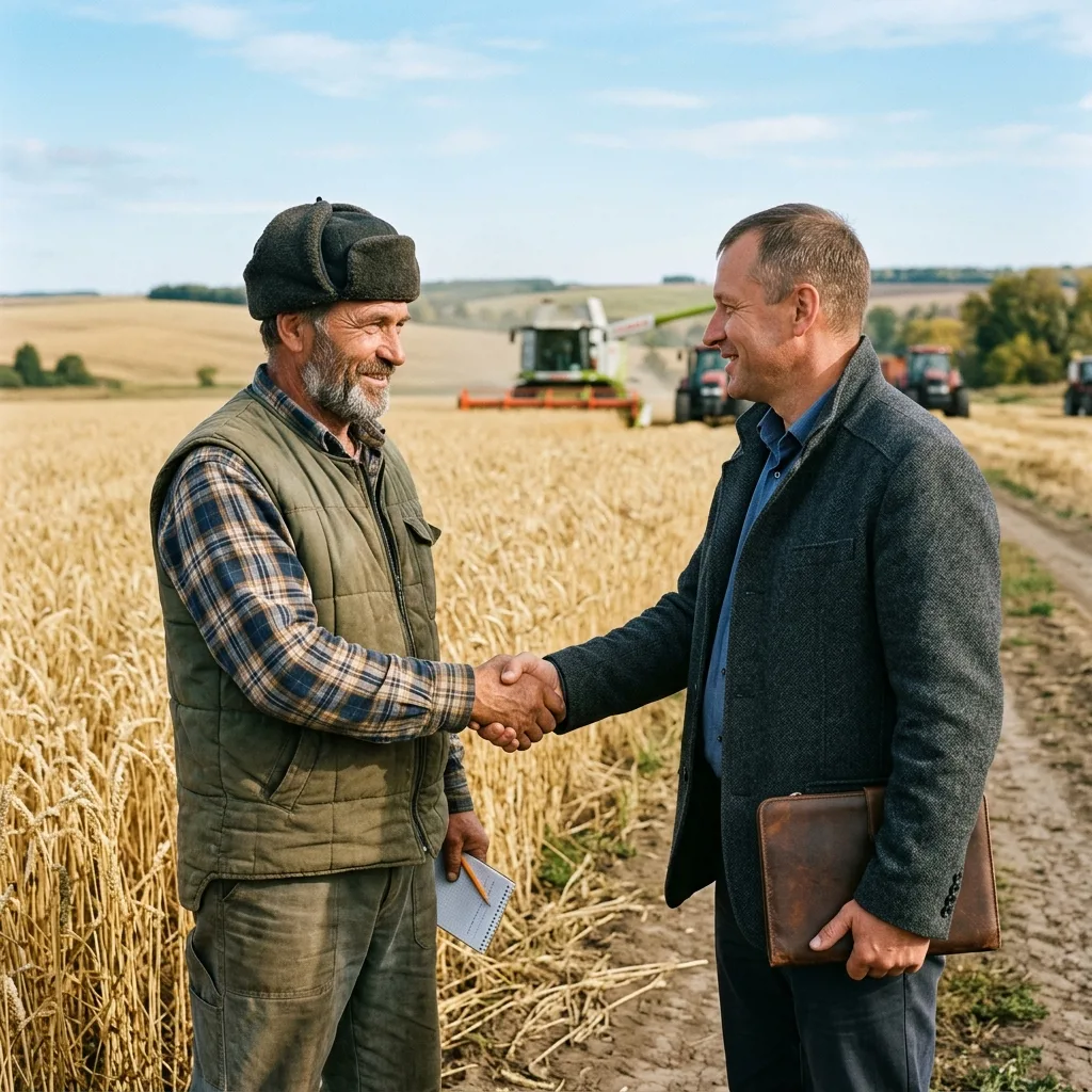 Фермер доволен сделкой по продаже рапса